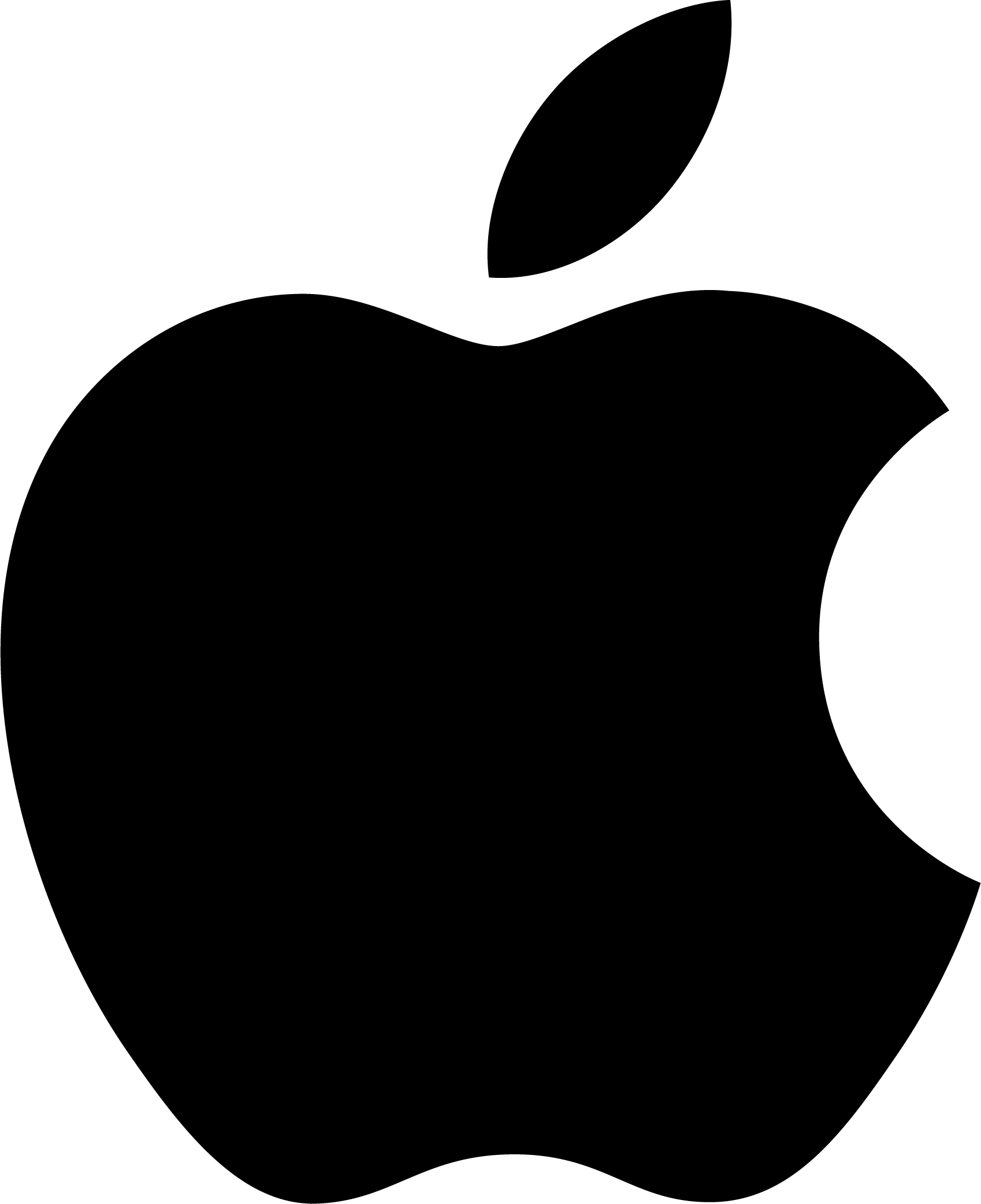 Apple Logo (PNG e SVG) Download Vetorial Transparente